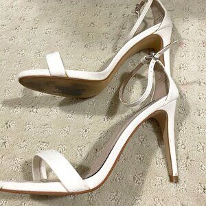 Steve Madden Strappy Ivory Heels - Size 8.5